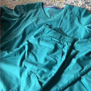 Teal Scrub Set